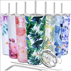 Colorful Stainless Steel Tumbler 26oz Triple-Insulated Travel Mug with Splash-Proof Lid, Ice Drinks